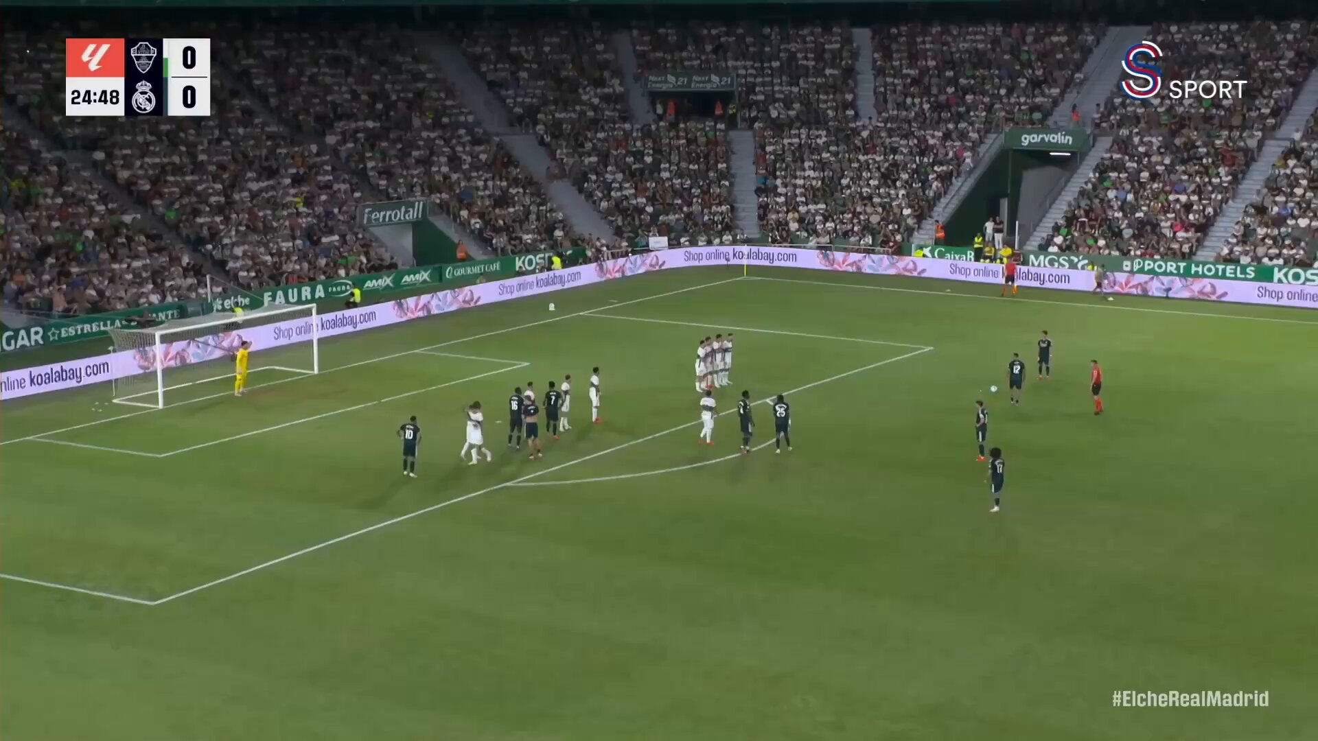 Arda Güler’s free kick leads to a goal against Elche, which is credited ...