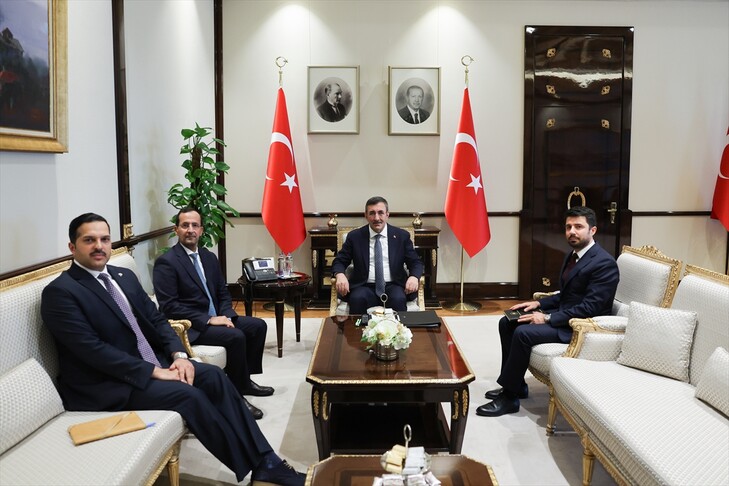 Cumhurbaşkanı Yardımcısı Yılmaz ve Kuveyt Büyükelçisi Şabu bölgesel güvenliği ele aldı