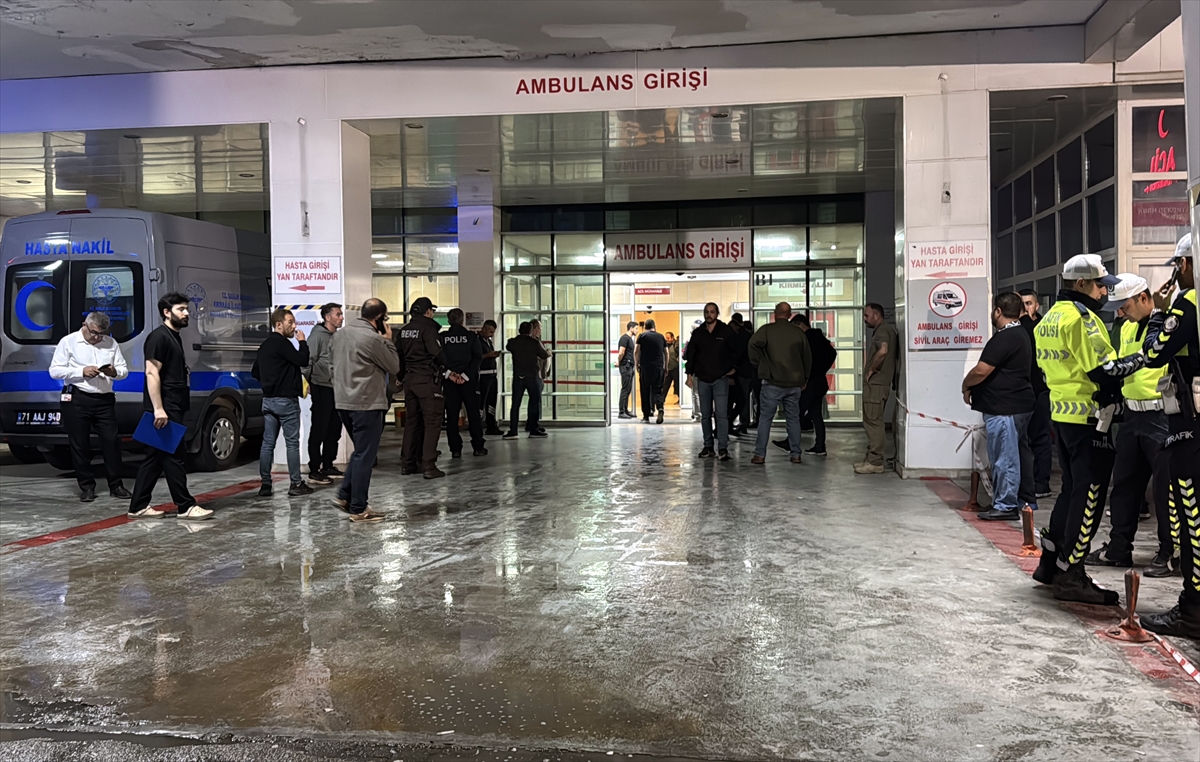 Kırıkkale'de şehit olan polis Batuhan Sarıyalçınkaya için cenaze töreni