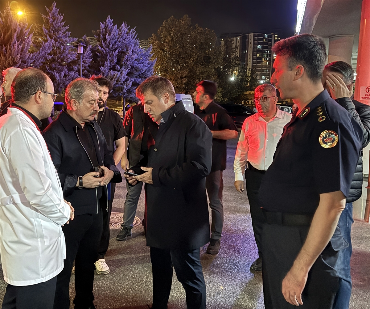 Kırıkkale'de şehit olan polis Batuhan Sarıyalçınkaya için cenaze töreni