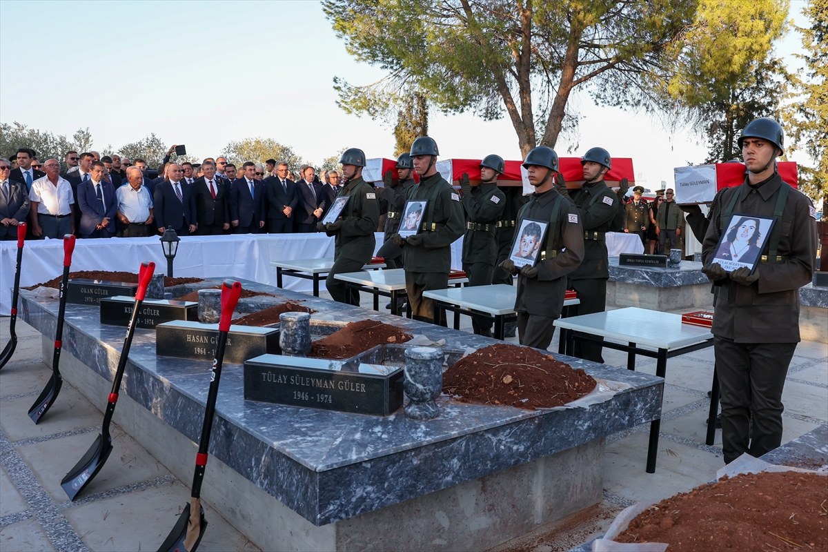 KKTC'de Atlılar Katliamı şehitleri 52 yıl sonra toprağa verildi