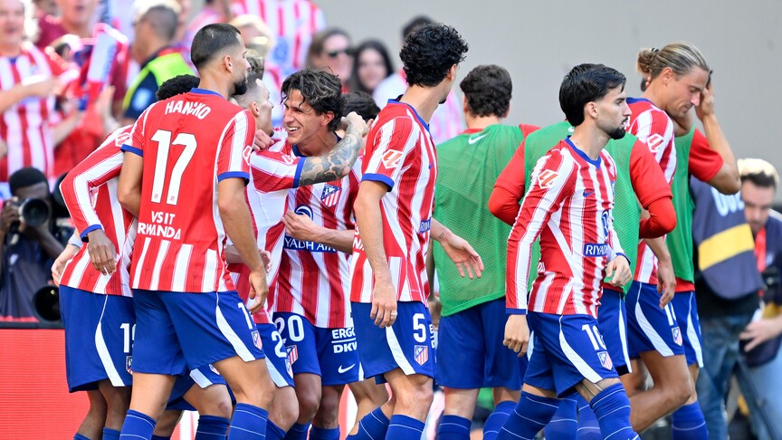 Atletico Madrid, derbide Real Madrid'i 2-1 yenerek puanını 16'ya çıkardı