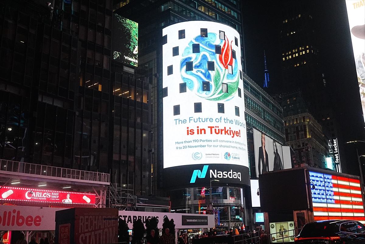 Türkiye’nin COP31 hazırlıkları New York’ta Times Meydanı’nda tanıtıldı