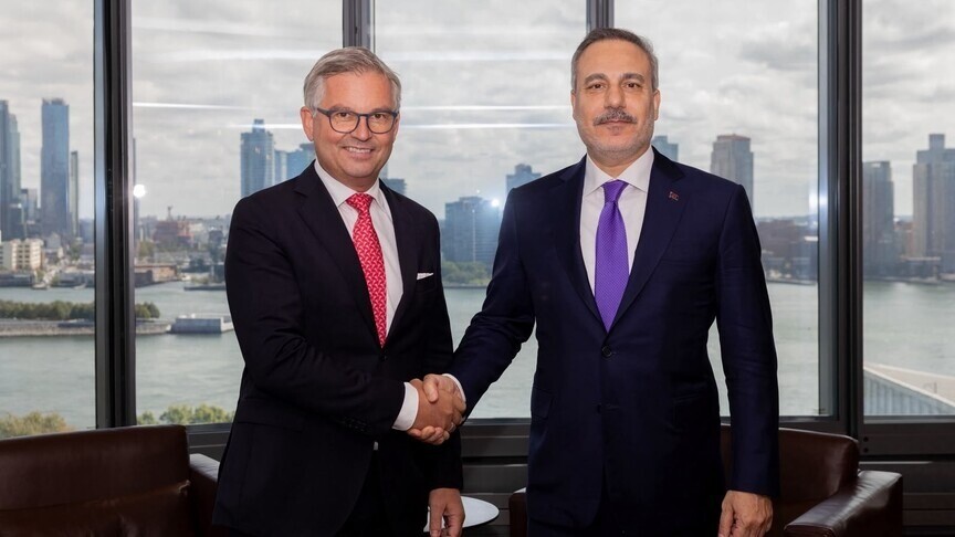 Hakan Fidan, AB Komisyonu üyesi Brunner ile New York'ta görüştü