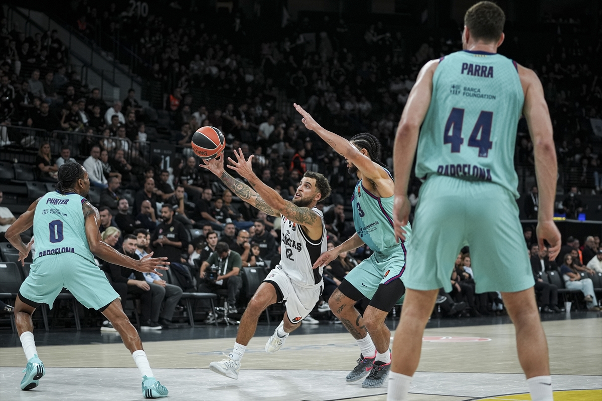 Beşiktaş, Avrupa Ligi'nde Barcelona karşısında 95-82'lik yenilgi aldı