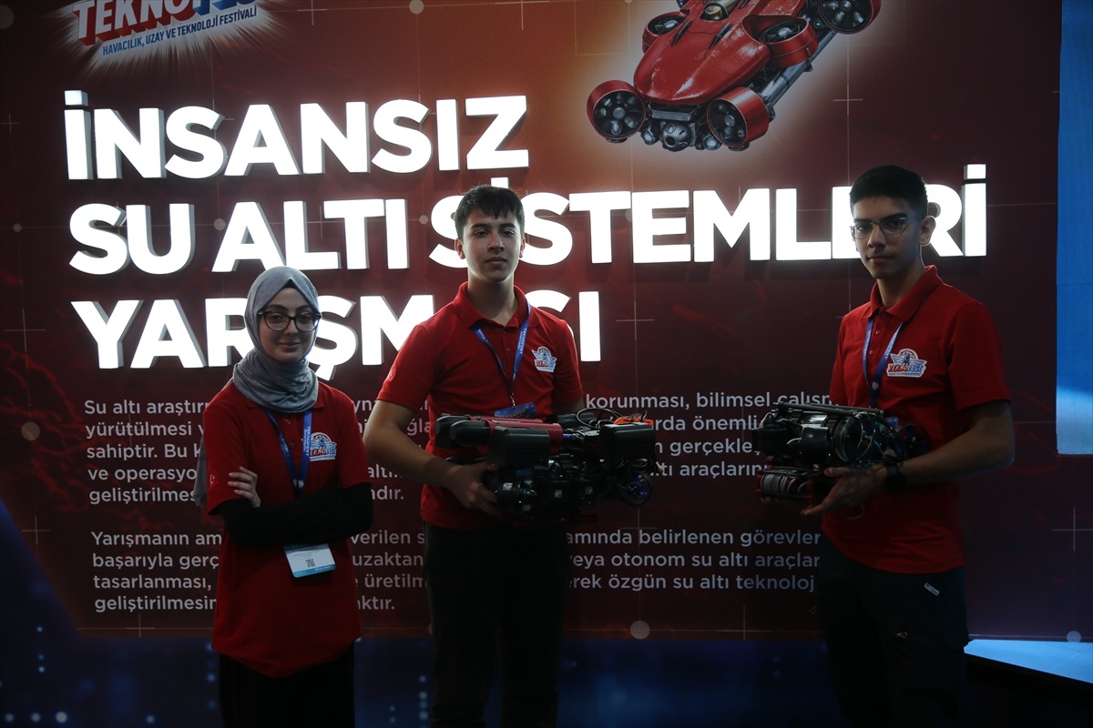 Kayserili lise öğrencilerinin geliştirdiği su altı aracı TEKNOFEST'te birinci oldu