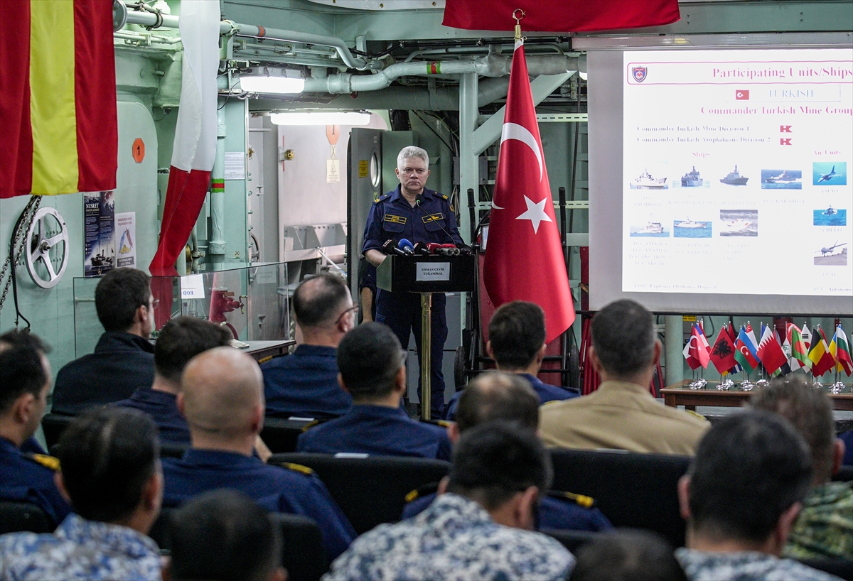 24 ülkenin katıldığı Nusret-2026 deniz mayınları tatbikatı Türkiye'de sürüyor