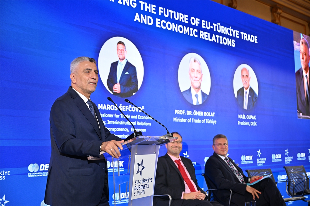 Bakan Bolat, AB ile üretimde Türkiye'nin eşdeğer ortak olmasını istedi
