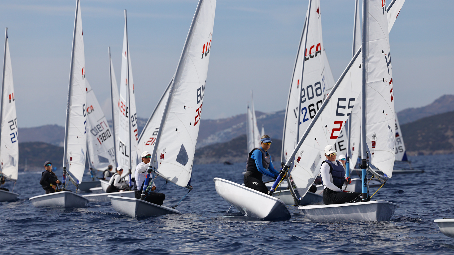 Bodrum'daki yelken şampiyonasında 39 ülkeden 184 sporcu yarışıyor