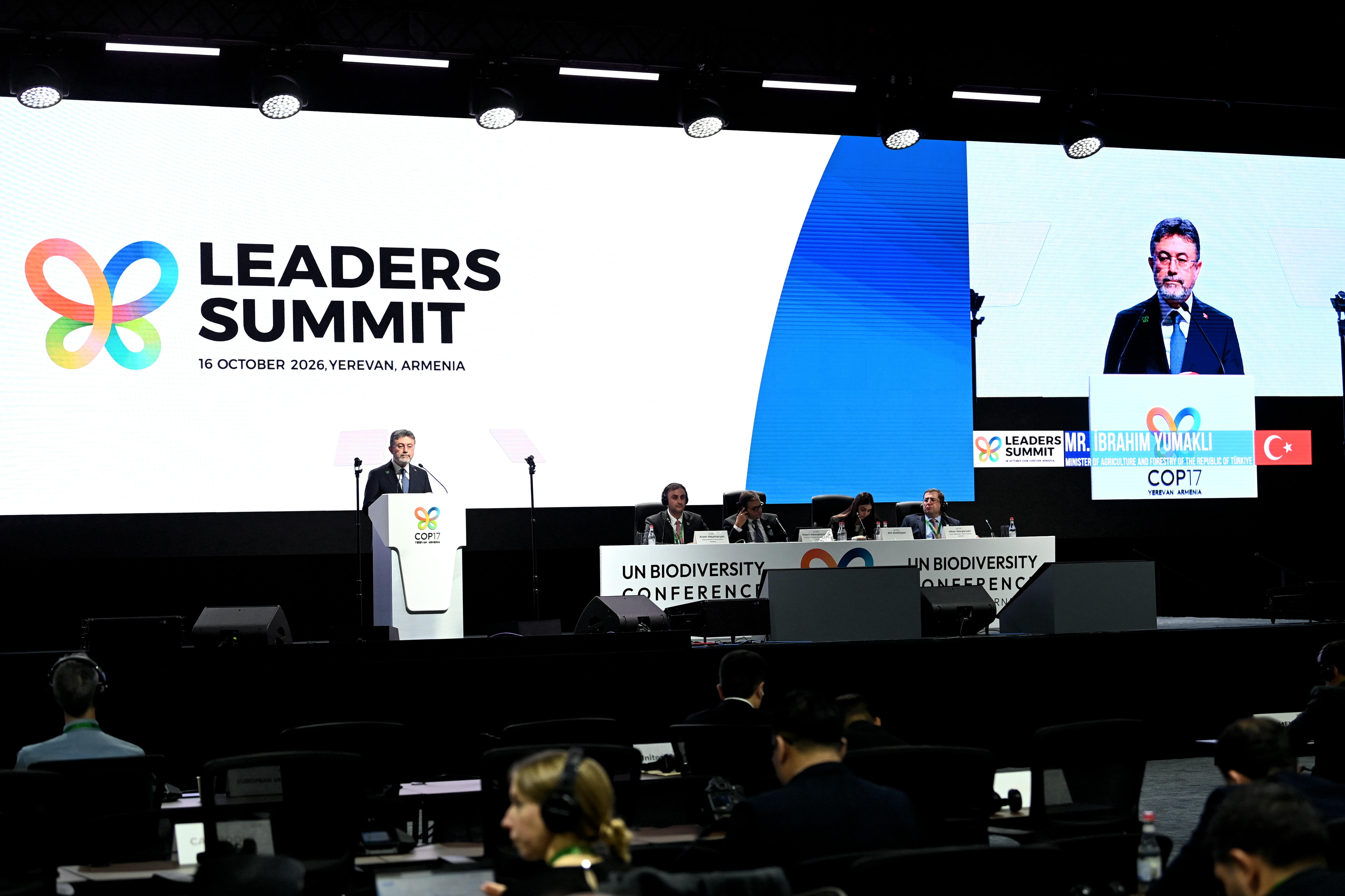 Bakan Yumaklı, COP17'de biyolojik çeşitlilik için ortak çalışma çağrısı yaptı