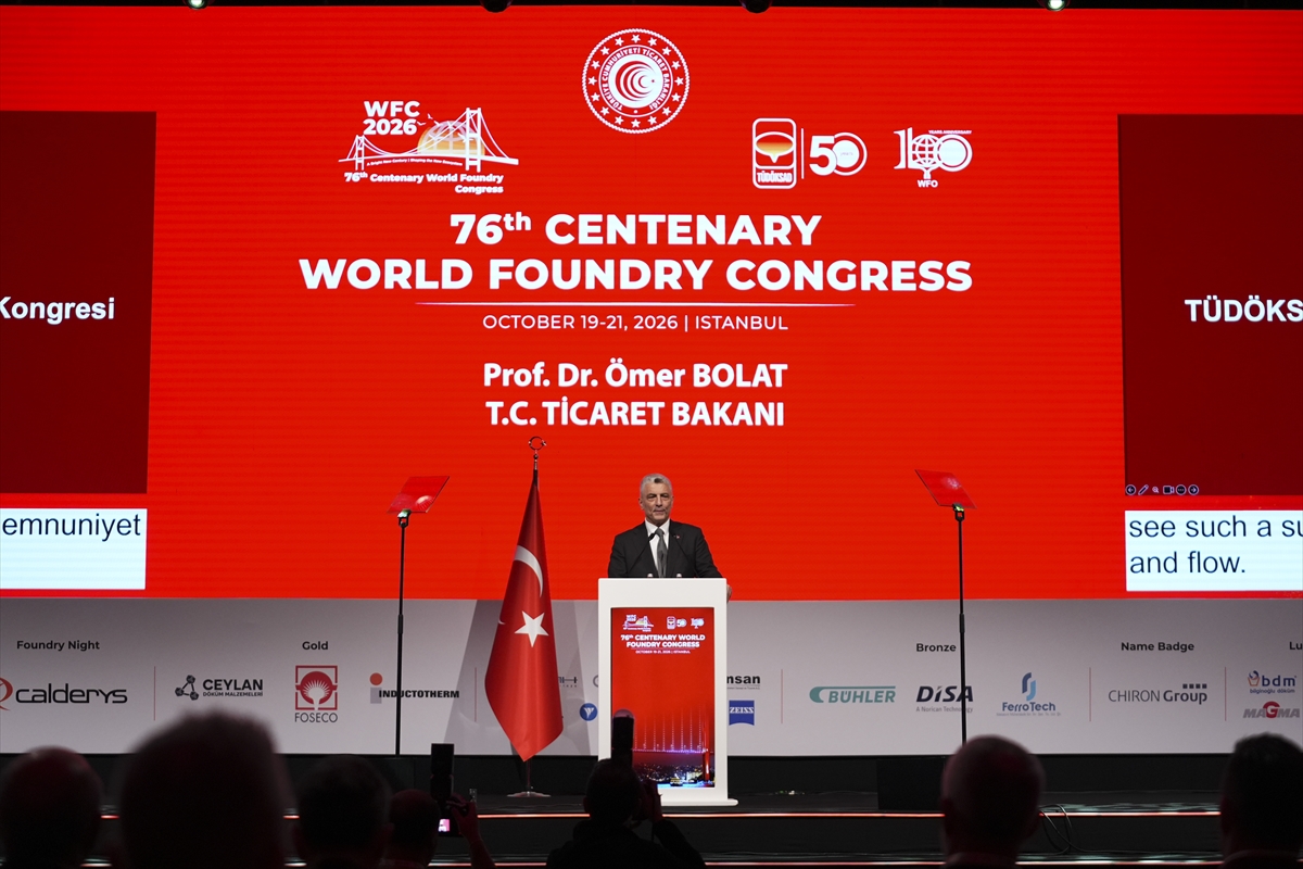 Bakan Bolat, Türkiye’nin 2025 döküm üretimini 2,3 milyon ton olarak açıkladı