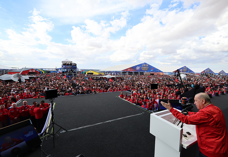 TEKNOFEST festival grounds in southeastern Türkiye (October 3)