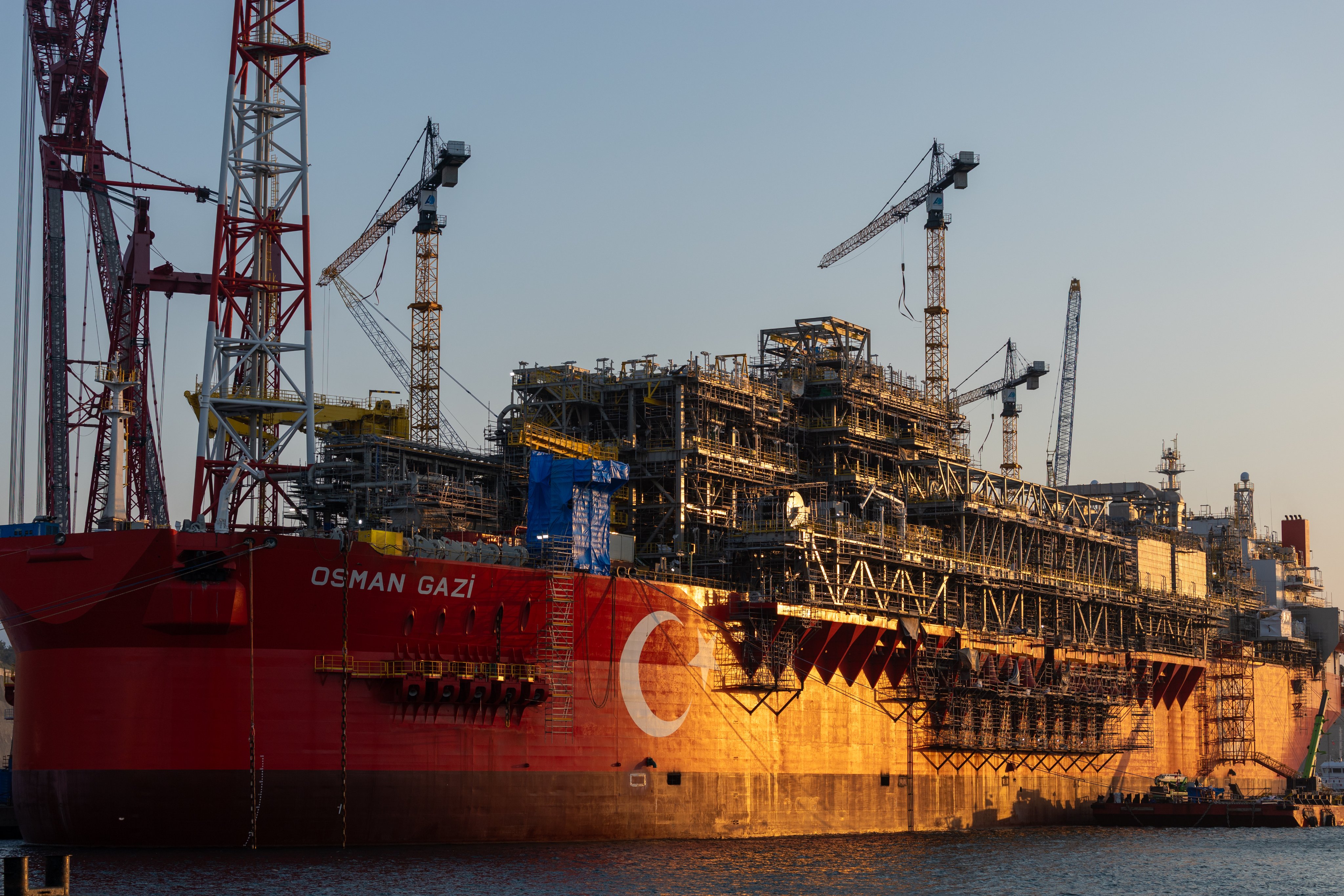 The Osman Gazi floating production platform