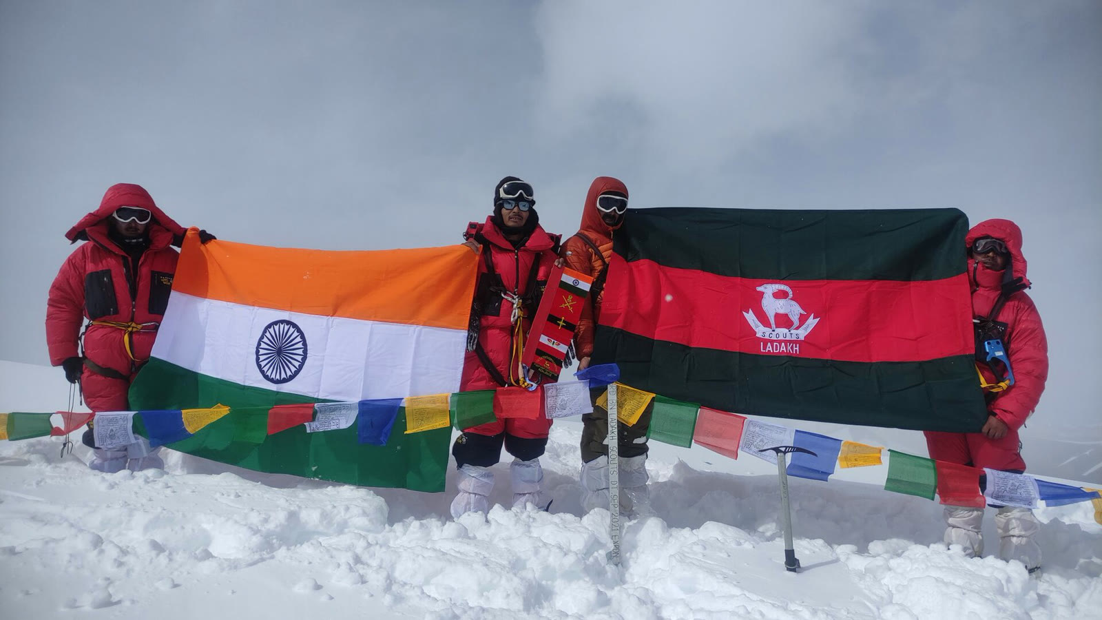 Ladakh Scouts of the Indian Army on a mountaineering expedition (file photo)