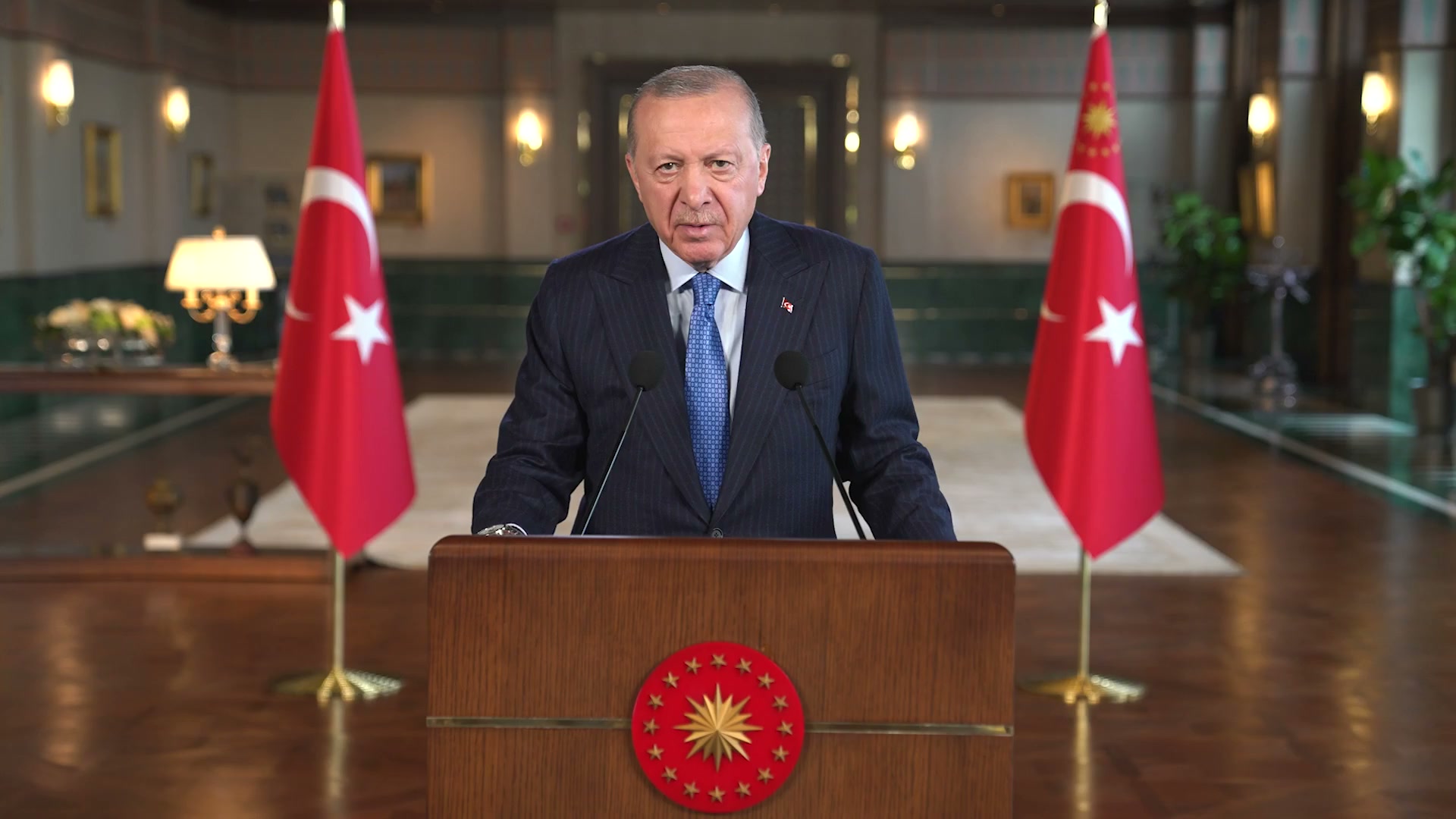 Cumhurbaşkanı Erdoğan, Dünya Gıda Forumu'na video mesaj gönderdi