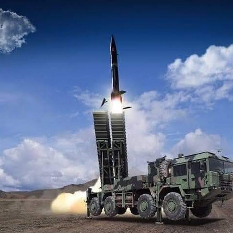 A test firing of a land-based missile system (file photo)