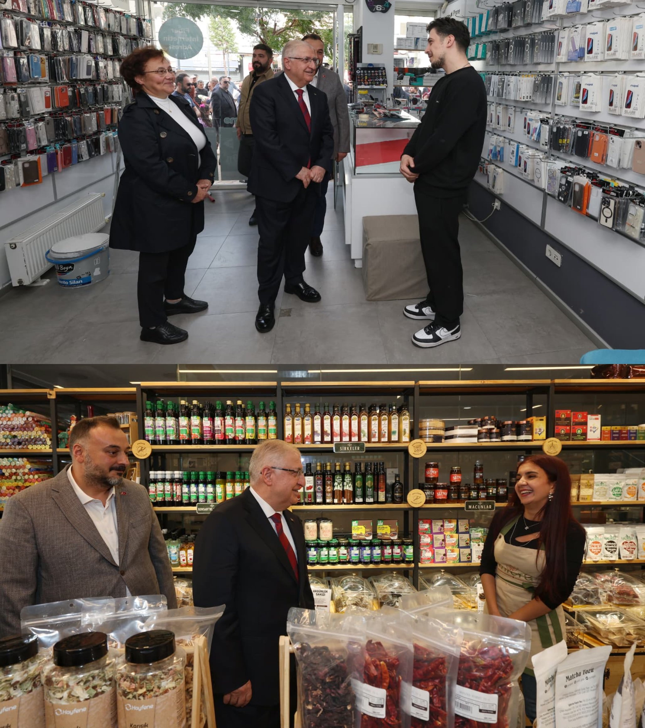 Bakan Güler Maltepe'de esnafı ziyaret etti