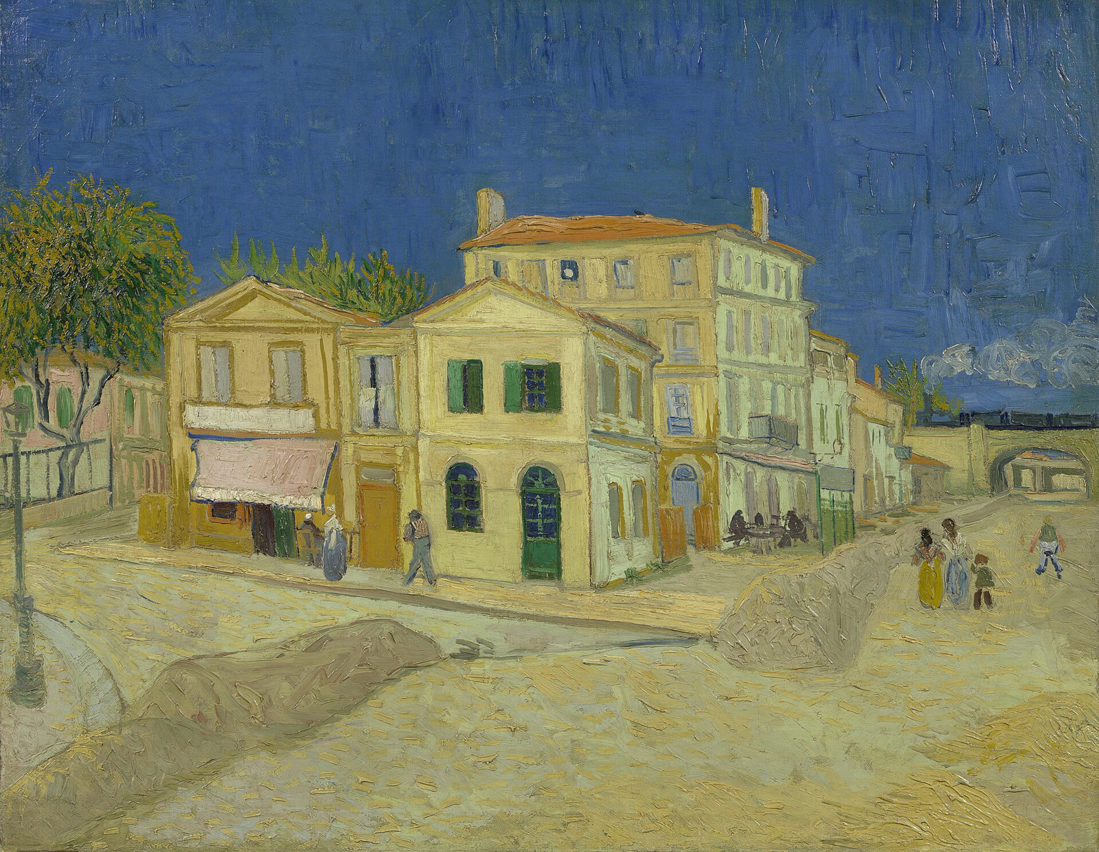 Van Gogh’un Van Gogh Müzesi koleksiyonundaki “Sarı Ev” tablosu