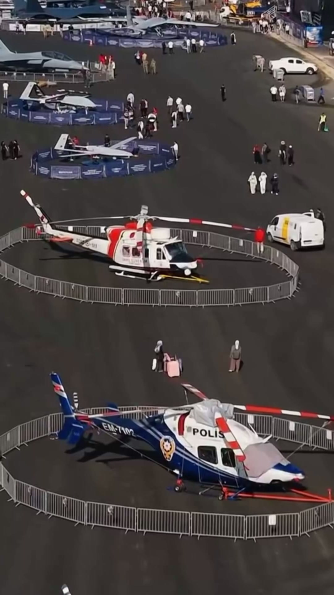 TEKNOFEST Güneydoğu alanında sergilenen helikopterler (30 Eylül 2026)