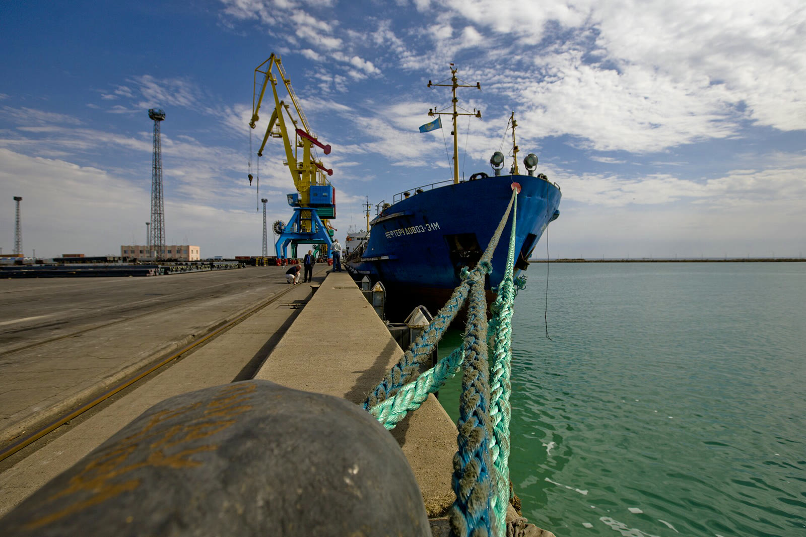 Kazakistan'daki Aktau Limanı (arşiv)