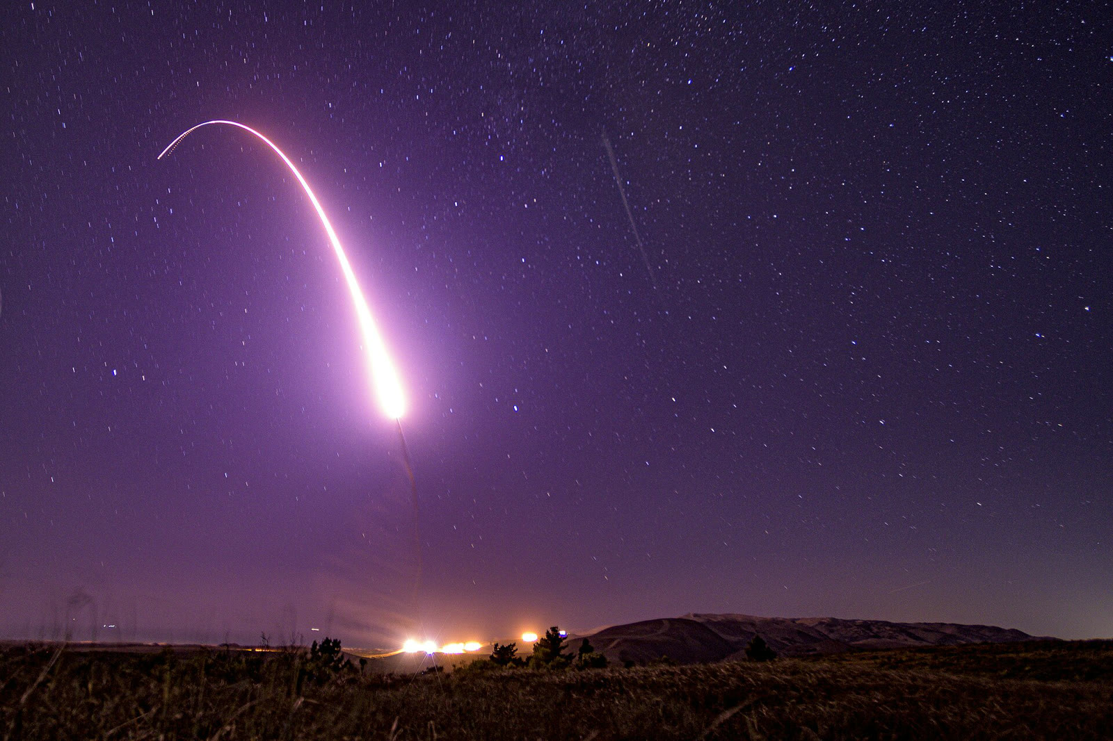 ABD'nin Minuteman III kıtalararası füze test atışı (arşiv)