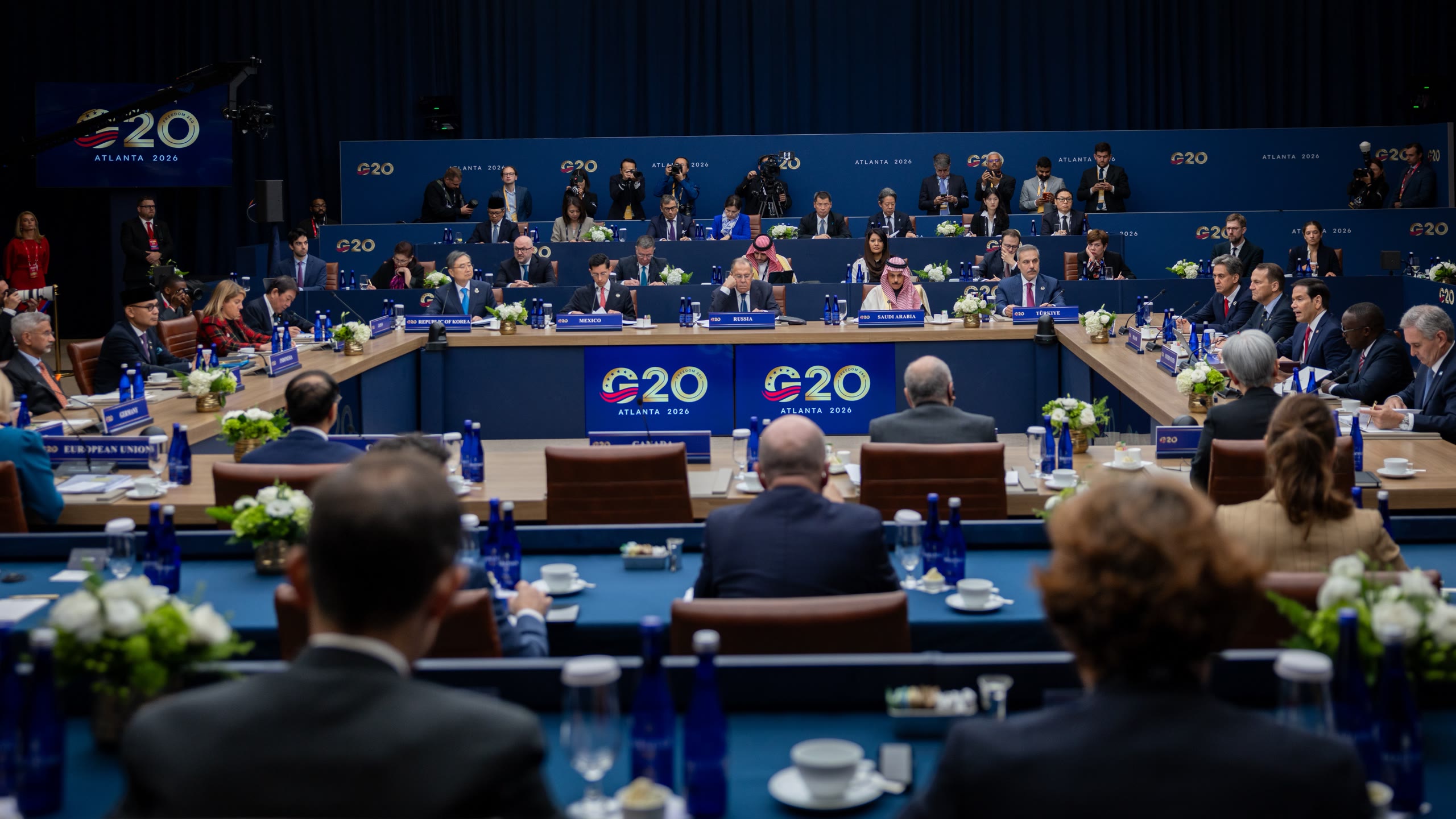 Atlanta'daki G20 Dışişleri Bakanları Toplantısı'ndan genel görünüm