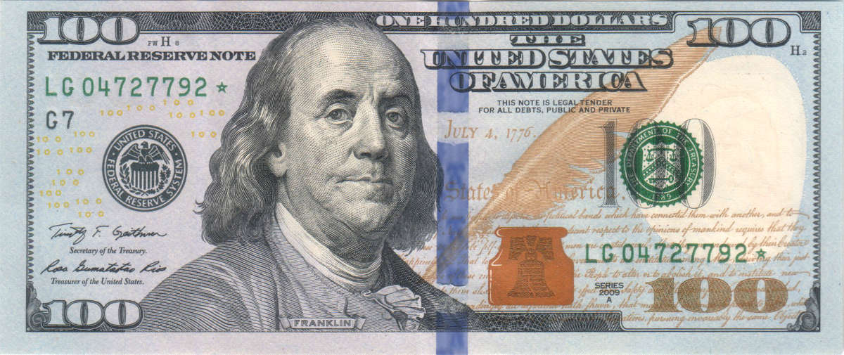 100 dolarlık banknot