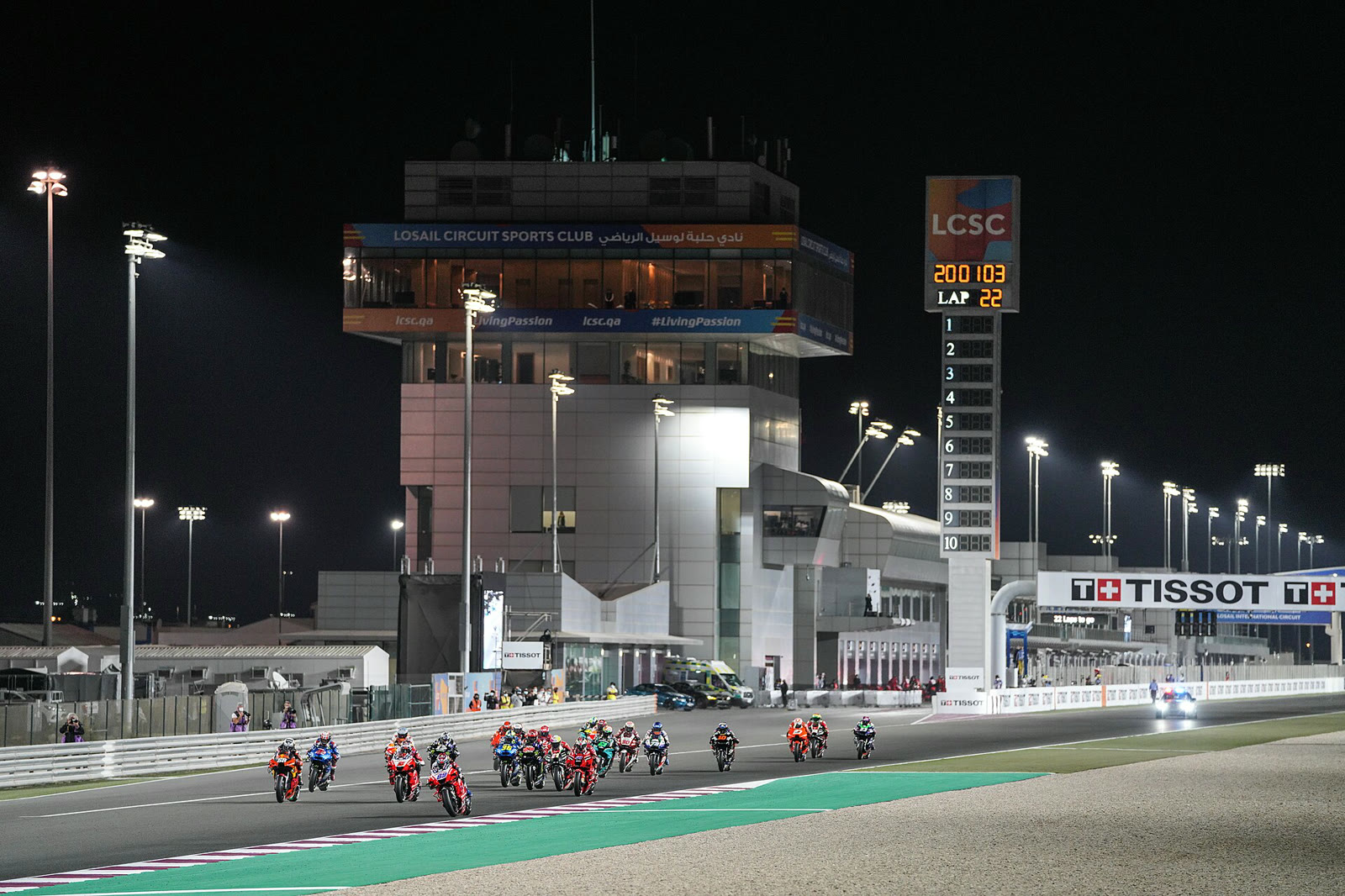 Jorge Martin, 2021 Katar Grand Prix'sinde grubun önünde (arşiv)