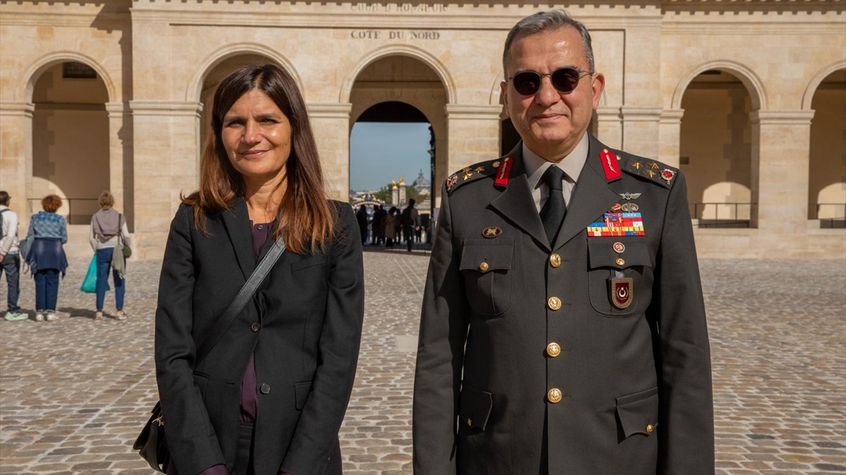 MSB Savunma ve Güvenlik Genel Müdürü Korgeneral İlkay Altındağ ve Fransa Silahlı Kuvvetler Bakanı Yardımcısı Alice Rufo Paris'te