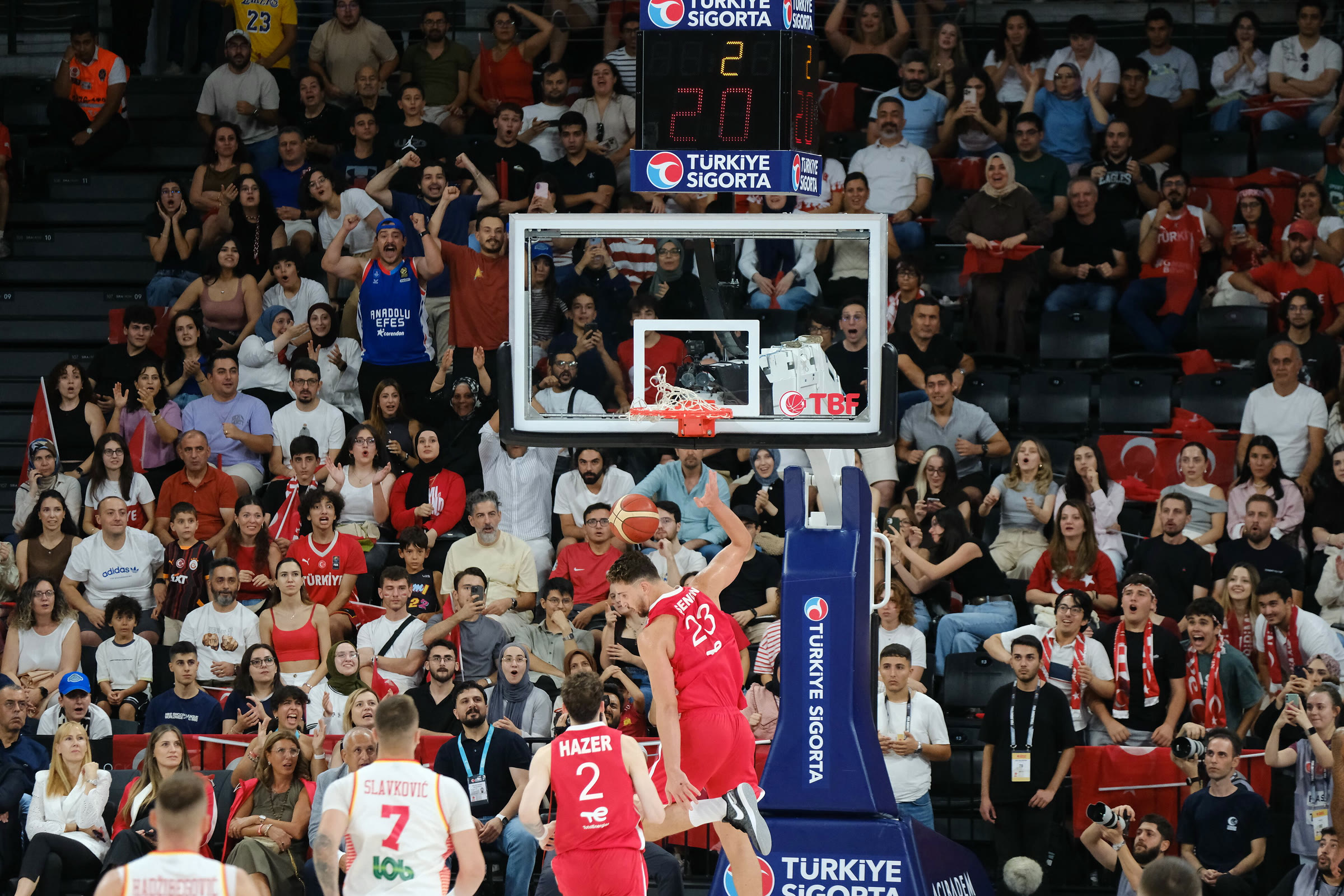 Alperen Şengün, in the Turkey national basketball team jersey (archive)