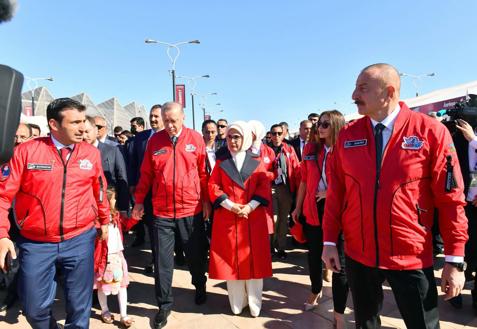 Erdoğan ve Aliyev, Bakü'deki TEKNOFEST Azerbaycan'da (arşiv, 2022)