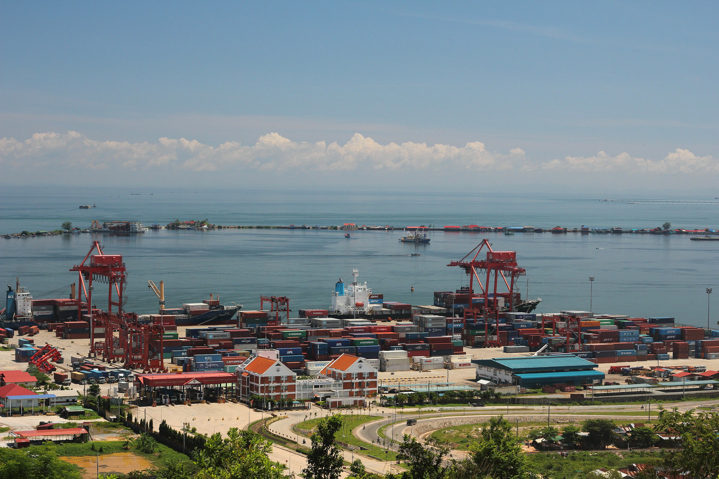 Kamboçya'daki Sihanoukville Limanı (arşiv)