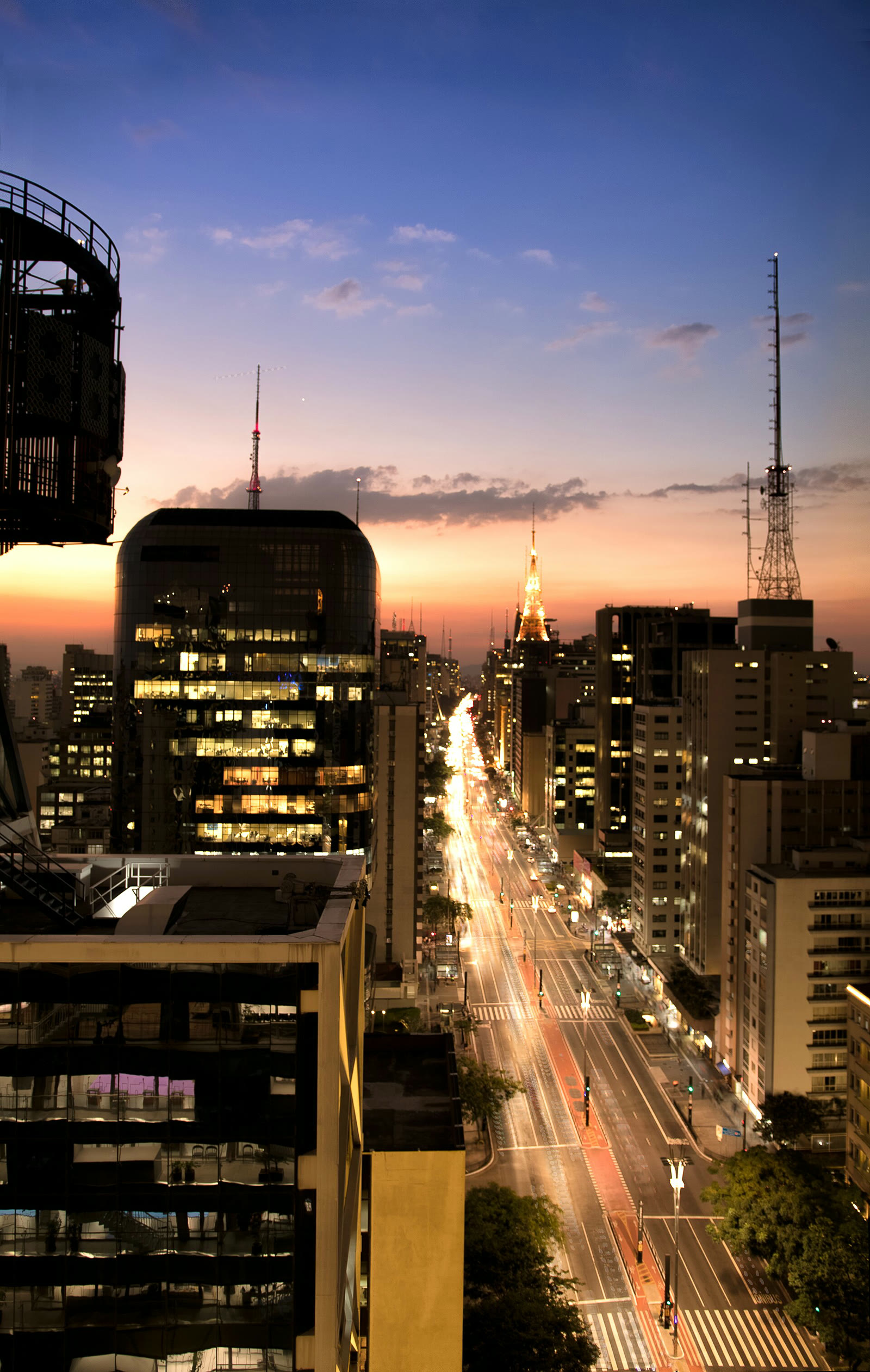 Lula da Silva'nın mitinginin yapıldığı Sao Paulo'daki Avenida Paulista