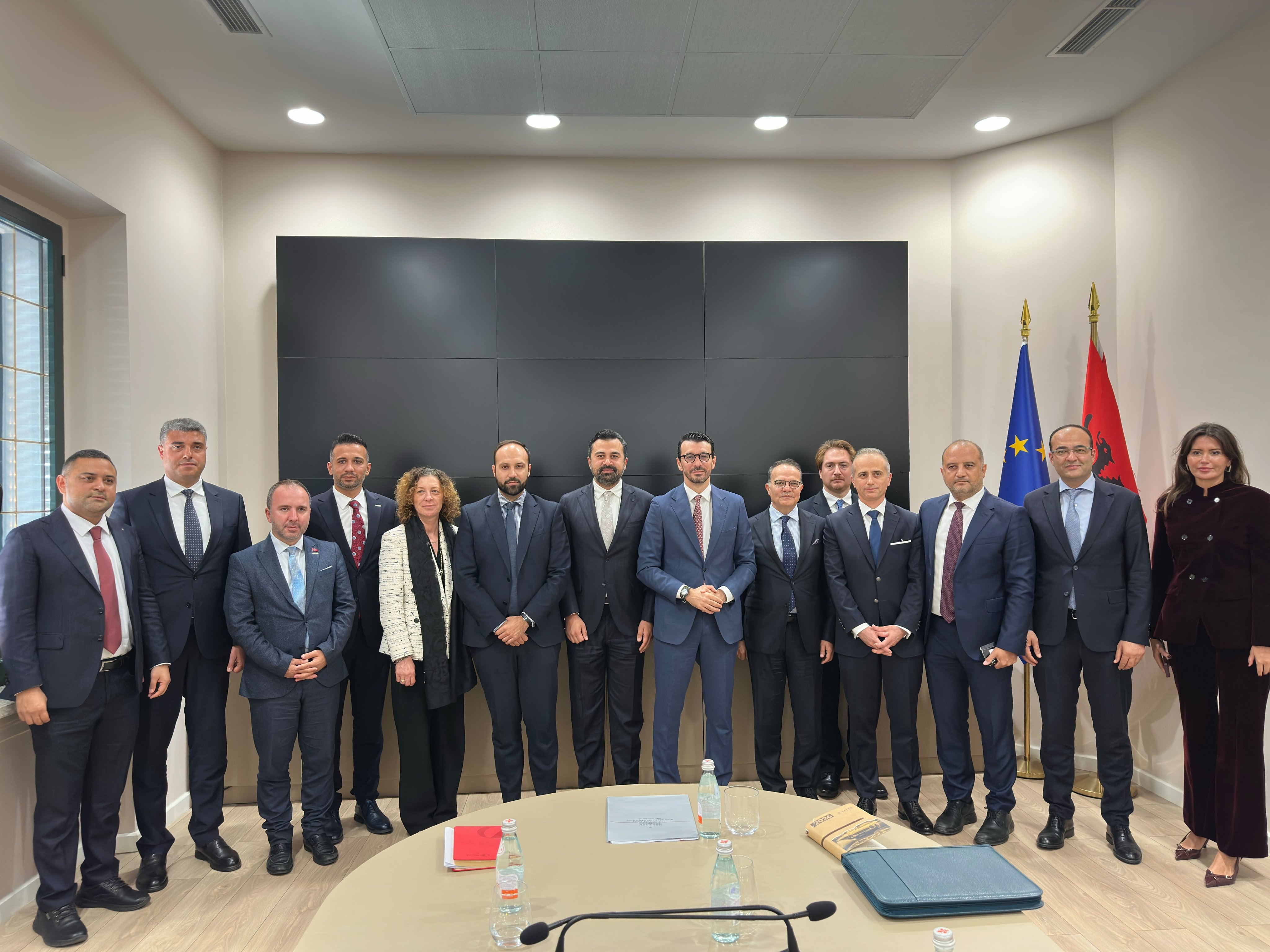 Bozay ve DEİK heyeti Arnavutluk temasları sırasında