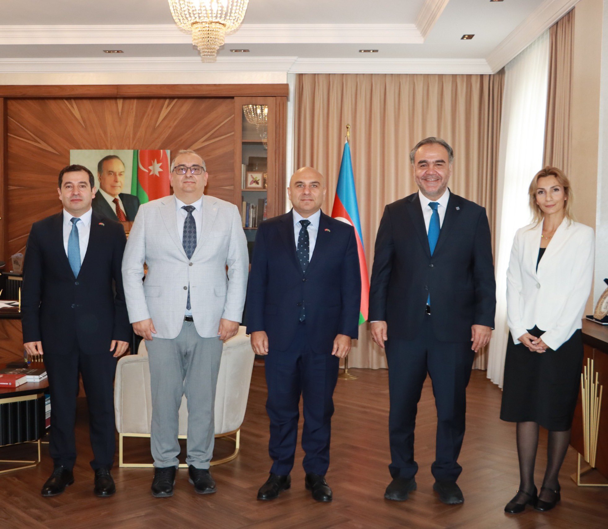 Heyetler Azerbaycan Büyükelçiliğinde