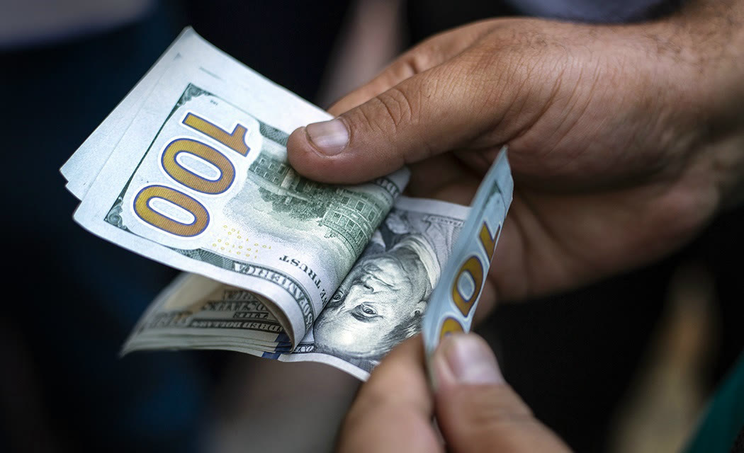 100 dolarlık banknotlar (temsili)