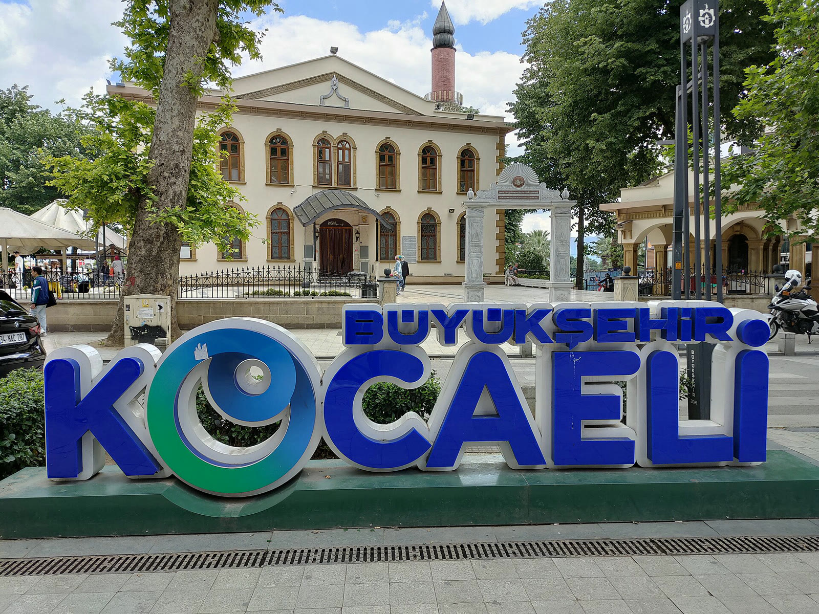 The Kocaeli sign in central İzmit (archive)
