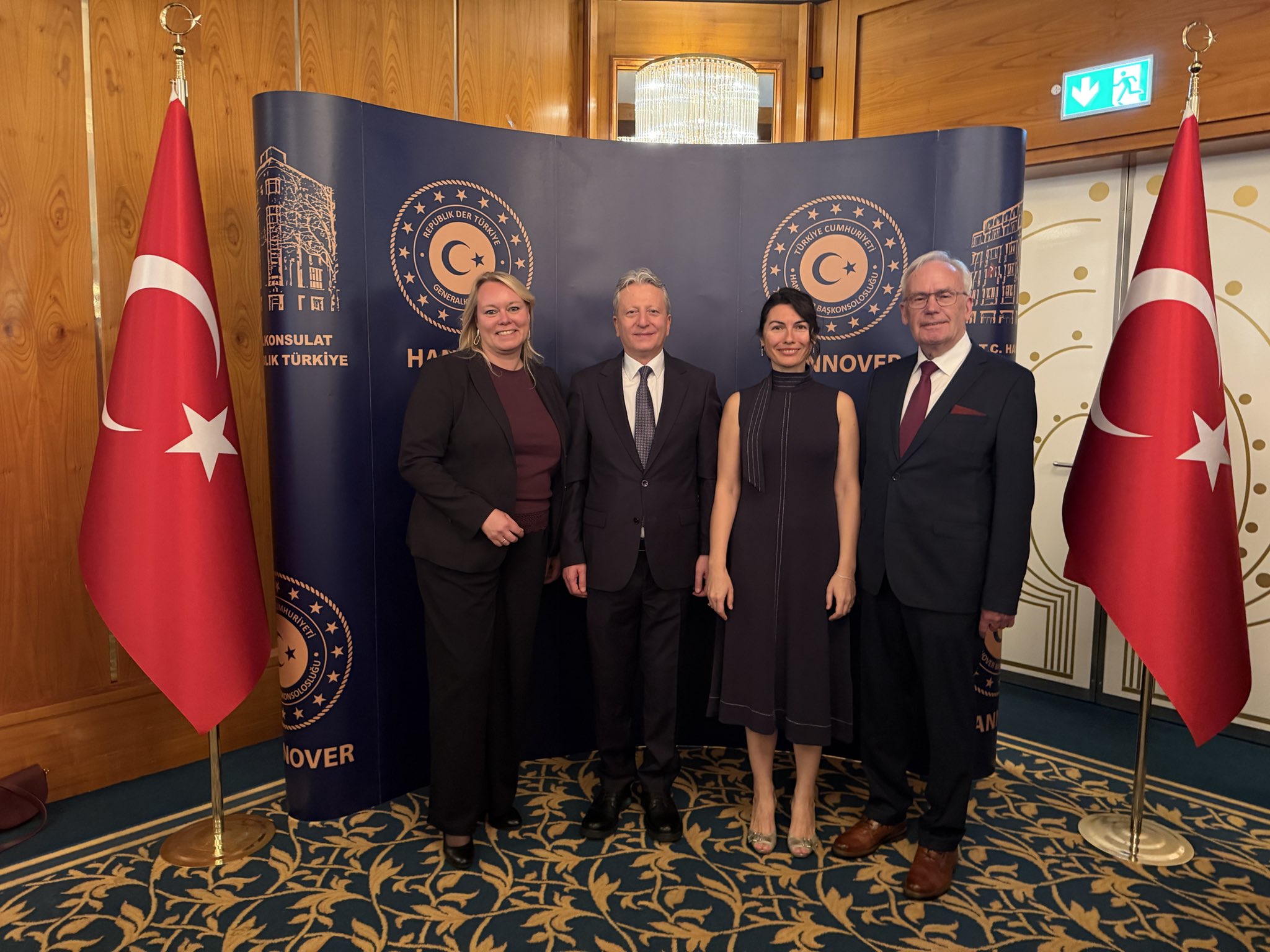 A commemorative photo of guests at the Republic Day reception in Hannover