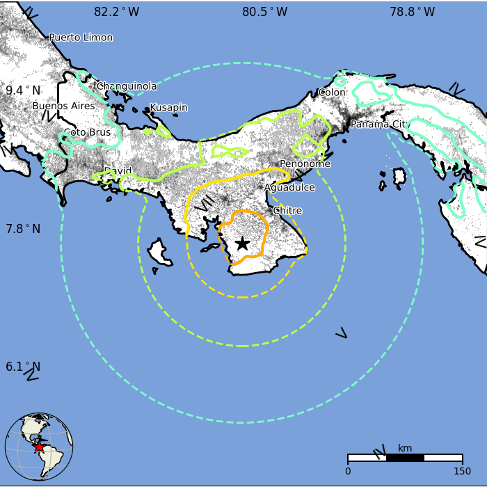 USGS PAGER: Depremde sarsıntıya maruz kalan nüfus haritası