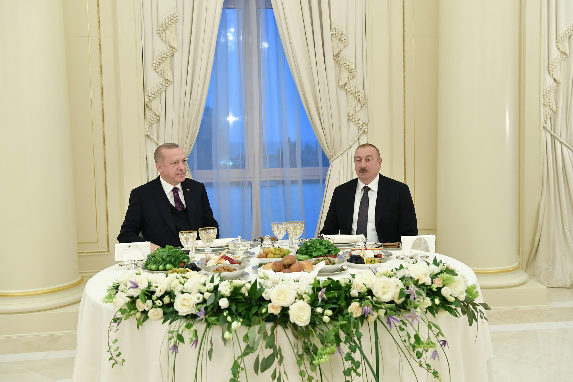 Cumhurbaşkanı Erdoğan ve Azerbaycan Cumhurbaşkanı Aliyev Bakü'de (arşiv, 2020)