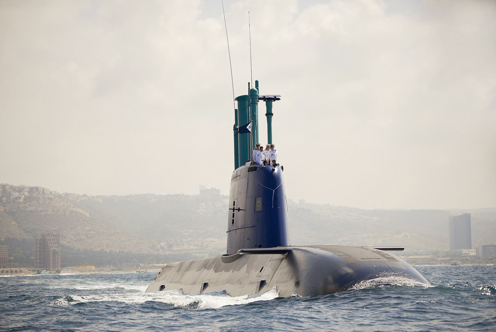 İsrail Deniz Kuvvetlerine ait Dolphin sınıfı denizaltı INS Tanin (arşiv)
