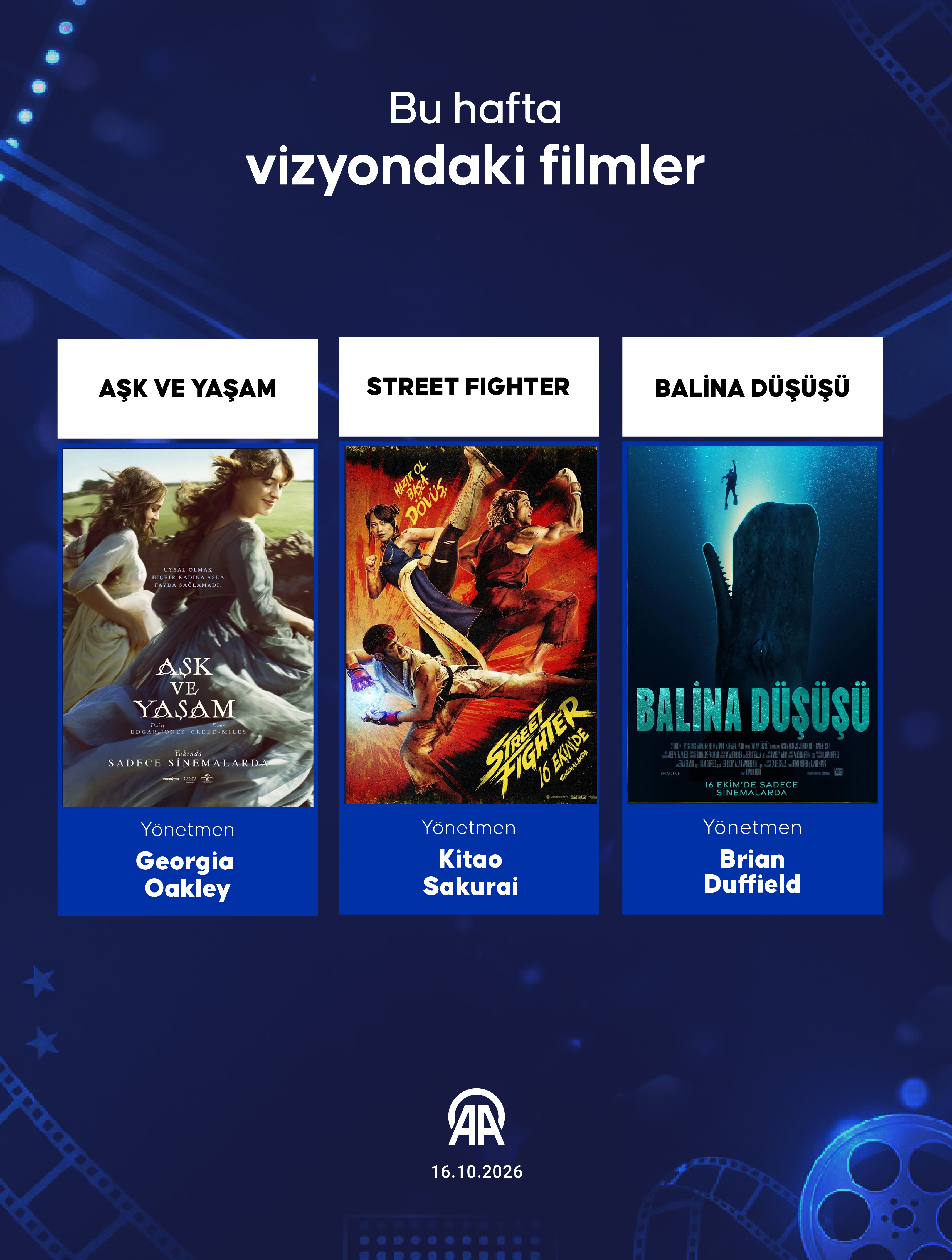Posters for Aşk ve Yaşam, Street Fighter and Balina Düşüşü