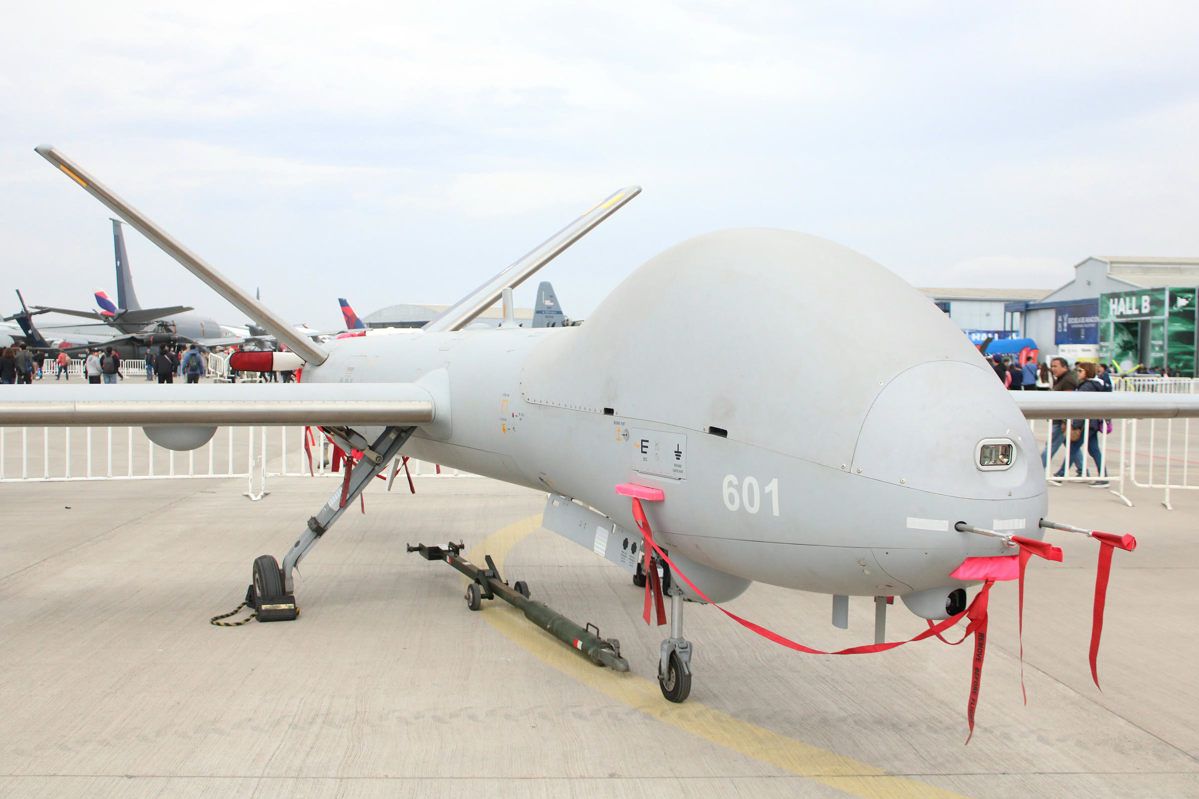 Elbit Systems'in ürettiği Hermes 900 insansız hava aracı
