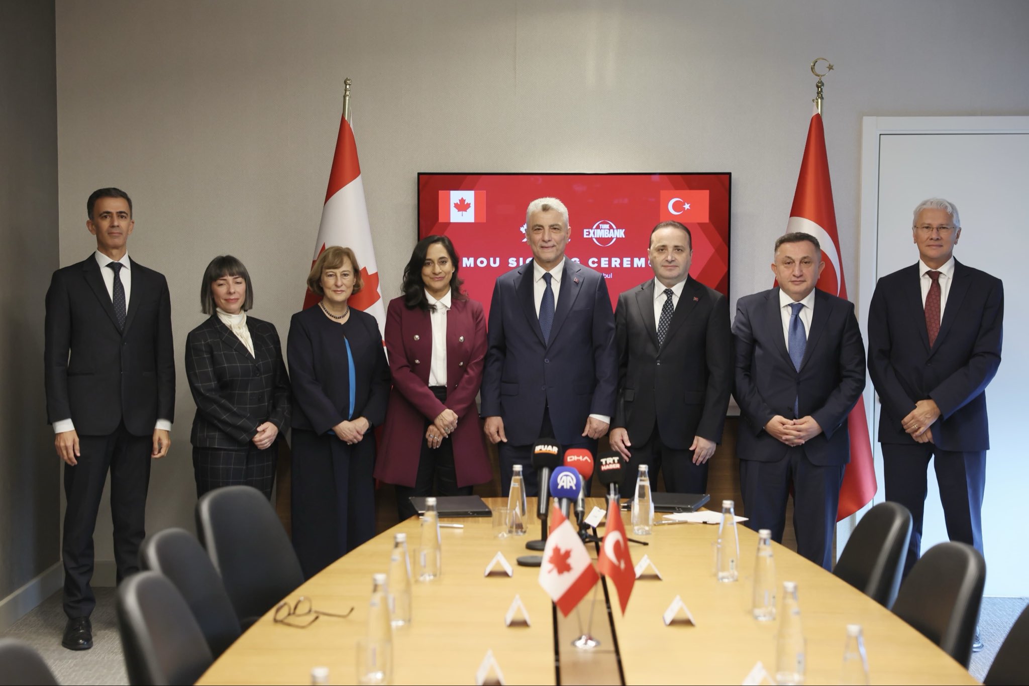 Türk Eximbank ile EDC arasındaki mutabakat zaptı imza töreni