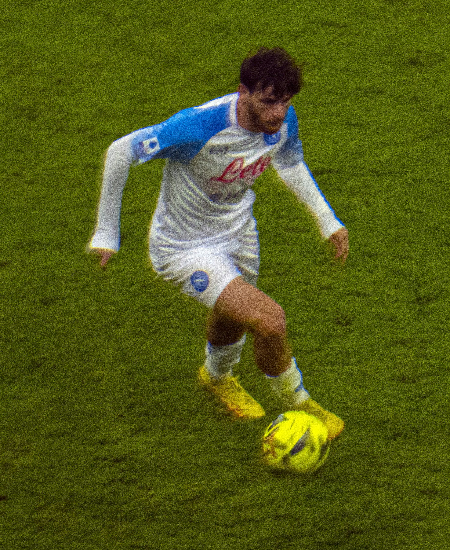 Kvaratskhelia during his time at Napoli (file)