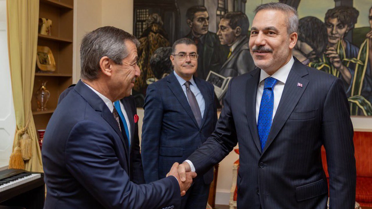 Fidan, KKTC heyetini New York'ta kabul etti