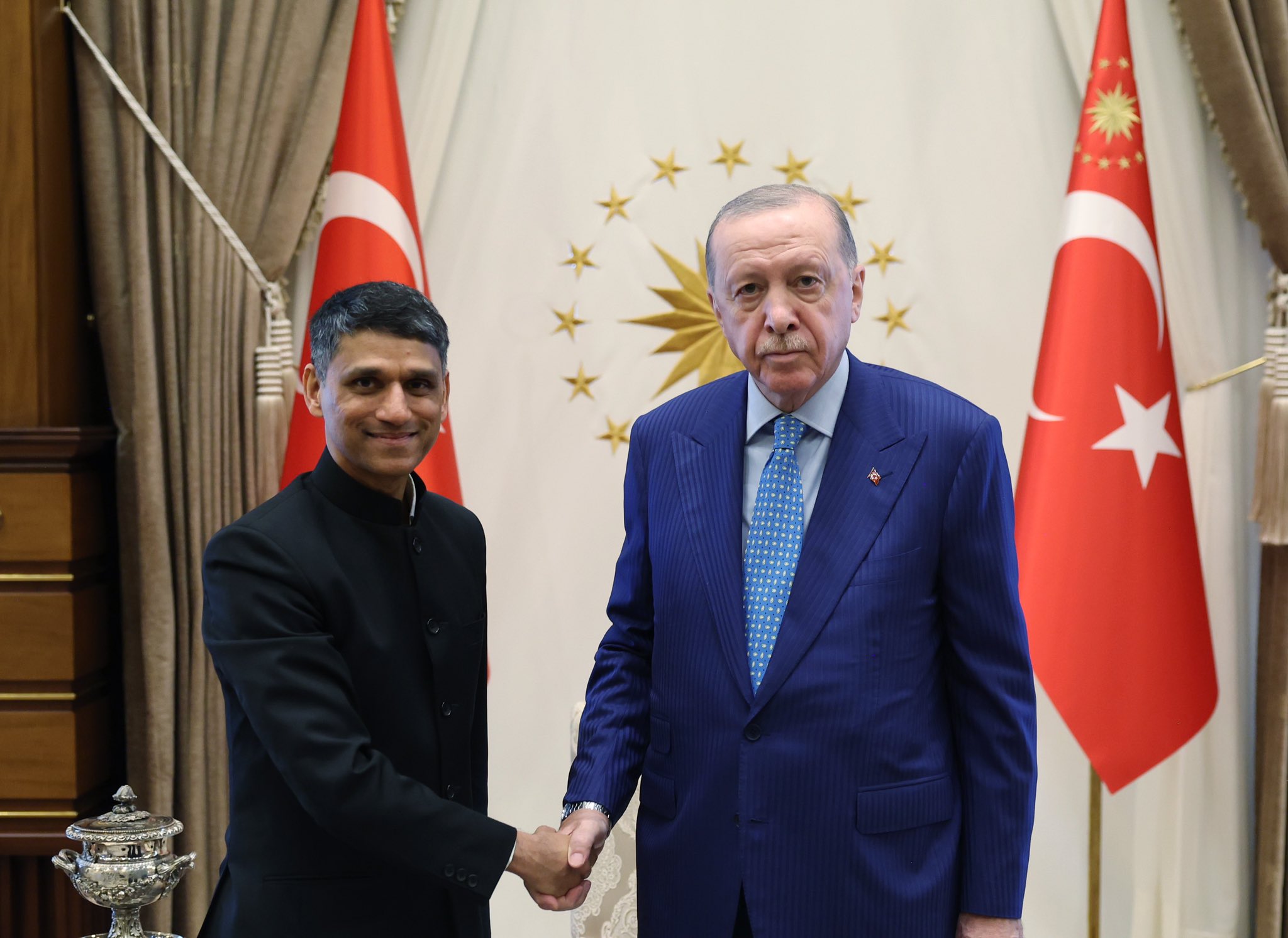 President Erdoğan and Ambassador Shresth