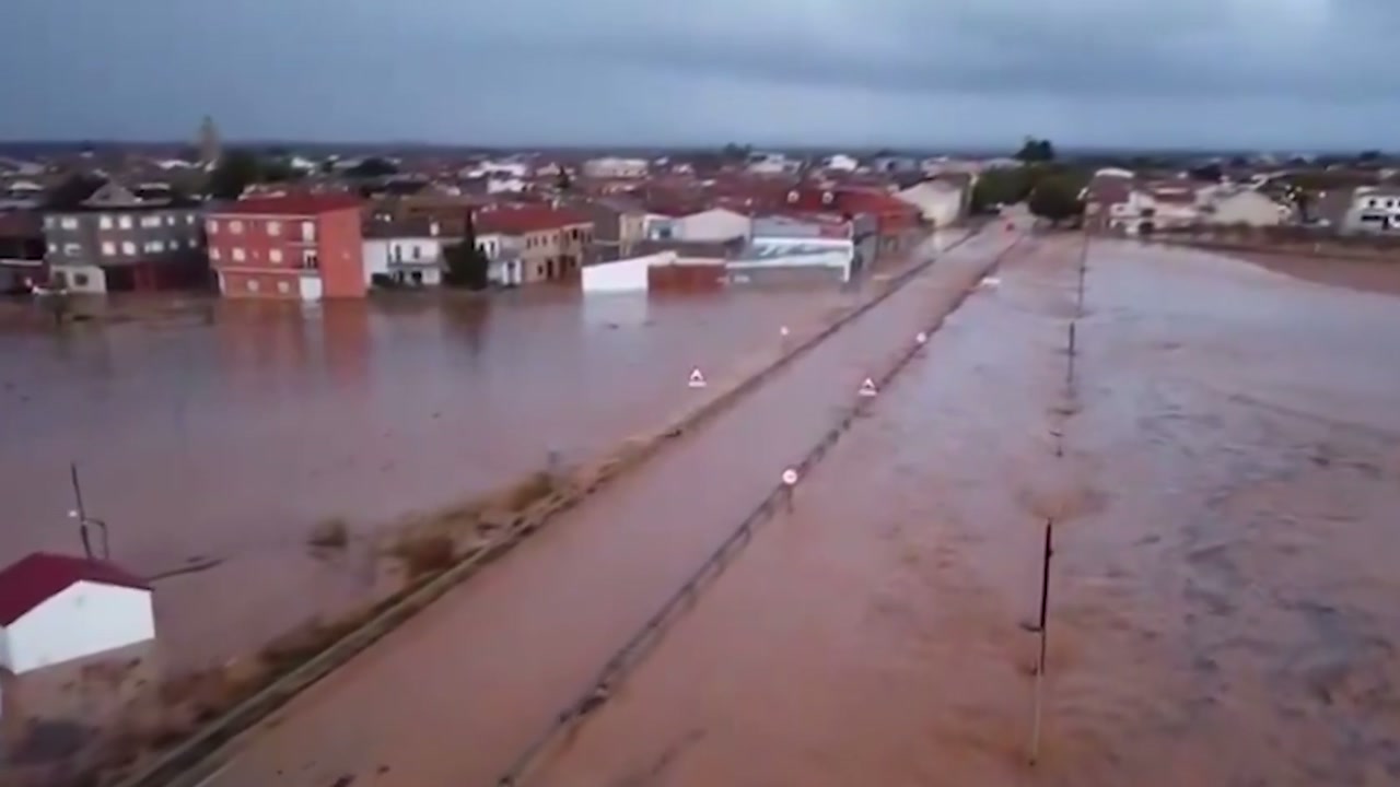 Madrigueras havadan görüntülendi