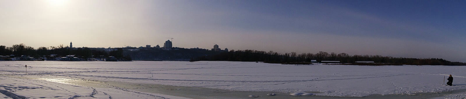 Kiev ve Dinyeper Nehri (arşiv)