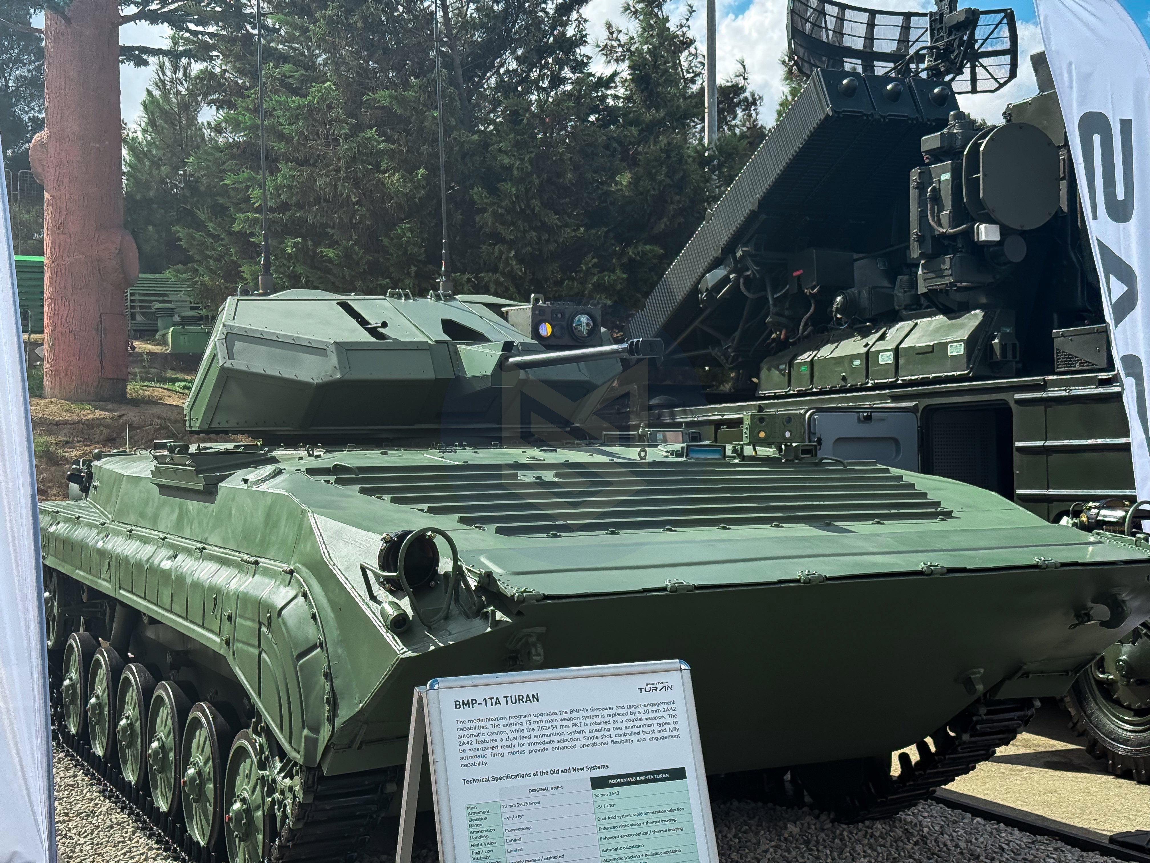 ADEX 2026'da sergilenen modernize BMP-1 TURAN